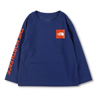 【THE NORTH FACE/ザ・ノース・フェイス】ロゴ長袖TシャツNTJ82021