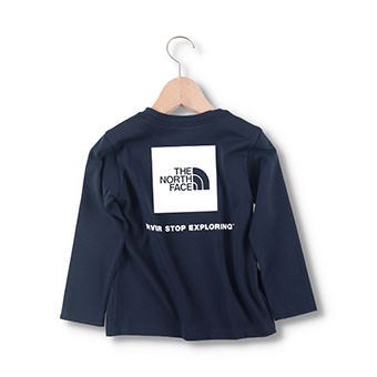 【THE NORTH FACE/ザ・ノース・フェイス】スクエアロゴ長袖TシャツNTJ82020