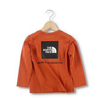 【THE NORTH FACE/ザ・ノース・フェイス】スクエアロゴ長袖TシャツNTJ82020