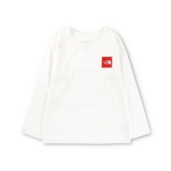 【THE NORTH FACE/ザ・ノース・フェイス】ロングスリーブスモールスクエアロゴティー（キッズ） NTJ32250_