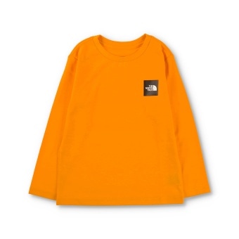 【THE NORTH FACE/ザ・ノース・フェイス】ロングスリーブスモールスクエアロゴティー（キッズ） NTJ32250_