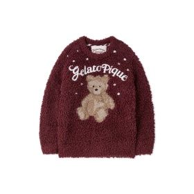 【gelato pique/ジェラート ピケ】【HOLIDAY】【KIDS】ジェラートスノーベアプルオーバー_