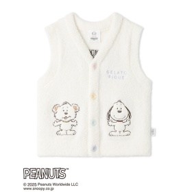 【gelato pique/ジェラート ピケ】【PEANUTS PUPPIES】【KIDS】ベビモコベスト_