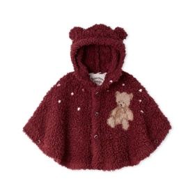 【gelato pique/ジェラート ピケ】【HOLIDAY】【BABY】ジェラートスノーベアジャガードポンチョ_