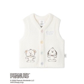 【gelato pique/ジェラート ピケ】【PEANUTS PUPPIES】【BABY】ベビモコベスト_