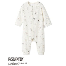 【gelato pique/ジェラート ピケ】【PEANUTS PUPPIES】【BABY】総柄ロンパース_