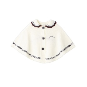 JAMIE KAY 衿付きニットポンチョ_