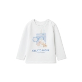 【gelato pique】BABYウォッシングアニマルワンポイントロンT