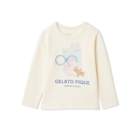 【gelato pique】KIDSウォッシングアニマルワンポイントロンT