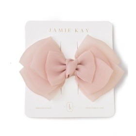【JAMIE KAY(ジェイミーケイ)】オーガンジーリボンヘアピン