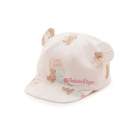 【gelato pique】【BABY】アイスクリームベア柄キャップ