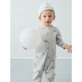 【gelato pique】　BABYダイナソー柄ロンパース