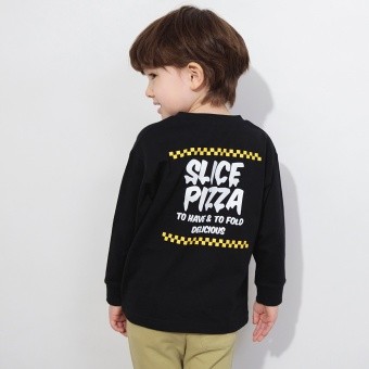 【DRC】綿100％bコレグラフィック長袖Tシャツ ロンT