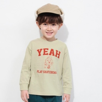 【DRC】綿100％bコレグラフィック長袖Tシャツ ロンT