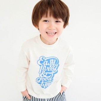 【DRC】綿100％bコレグラフィック長袖Tシャツ ロンT