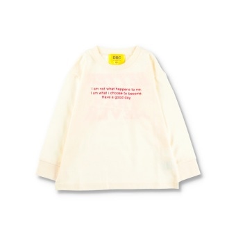 【DRC】綿100％bコレグラフィック長袖Tシャツ ロンT
