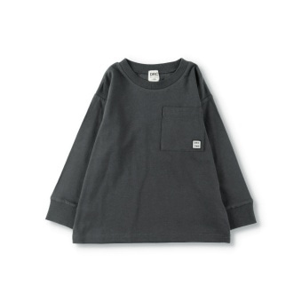 【DRC/お肌に嬉しい綿100％】ポケット長袖Tシャツ