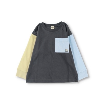 【DRC/お肌に嬉しい綿100％】ポケット長袖Tシャツ