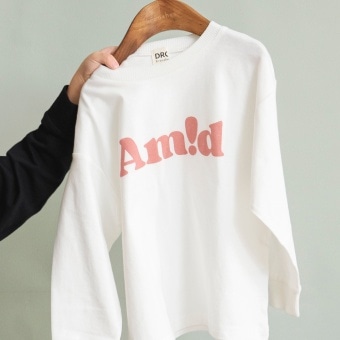 【DRC/お肌に嬉しい綿100％】アソートロゴ長袖Tシャツ
