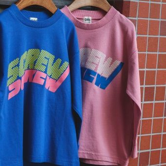 【DRC/お肌に嬉しい綿100％】アソートグラフィック長袖Tシャツ