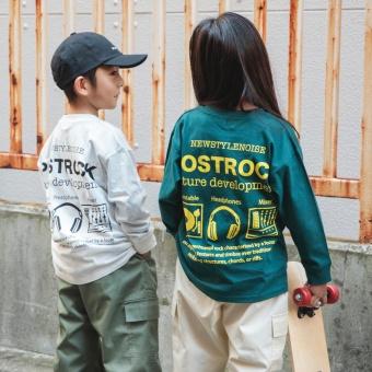 【DRC/お肌に嬉しい綿100％】アソートグラフィック長袖Tシャツ