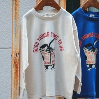 【DRC/お肌に嬉しい綿100％】アソートグラフィック長袖Tシャツ