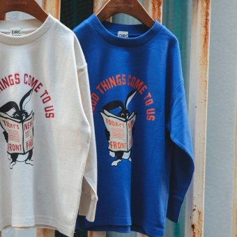 【DRC/お肌に嬉しい綿100％】アソートグラフィック長袖Tシャツ