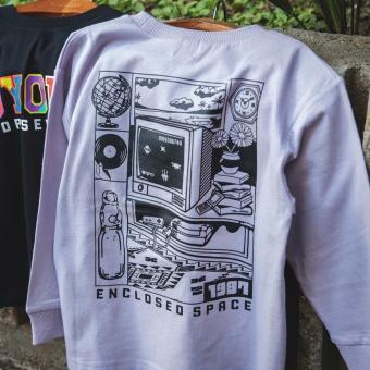 【WEB限定/DRC/お肌に嬉しい綿100％】アソートグラフィック長袖Tシャツ