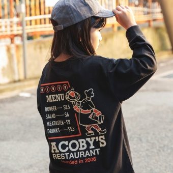 【WEB限定/DRC/お肌に嬉しい綿100％】アソートグラフィック長袖Tシャツ