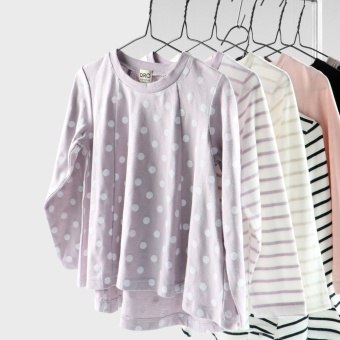 【DRC/やわらか天竺】Aラインフレア長袖Tシャツ