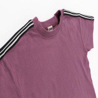 【DRC/お肌に嬉しい綿100％】袖ラインテープ半袖TBIGシャツ