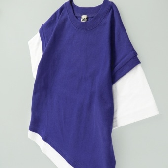 【DRC/お肌に嬉しい綿100％】ベストレイヤード半袖Tシャツ