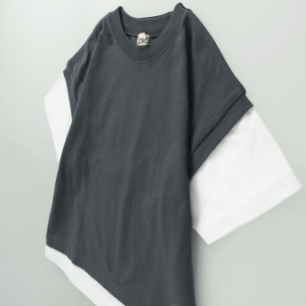 【DRC/お肌に嬉しい綿100％】ベストレイヤード半袖Tシャツ