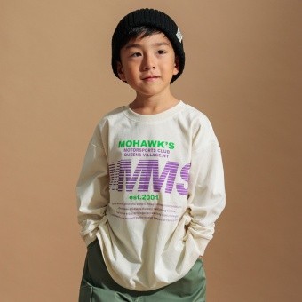 【DRC/お肌に嬉しい綿100％】BIGシルエットアソートグラフィック長袖Tシャツ