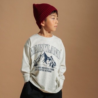 【DRC/お肌に嬉しい綿100％】BIGシルエットアソートグラフィック長袖Tシャツ