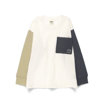 【DRC/お肌に嬉しい綿100％】ポケット長袖Tシャツ（WEB限定）