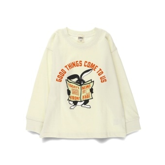 【DRC/お肌に嬉しい綿100％】アソートグラフィック長袖Tシャツ(WEB限定カラーあり）