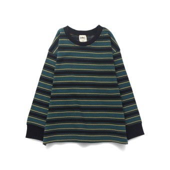 【DRC/お肌に嬉しい綿100％】マルチボーダー長袖Tシャツ（WEB限定）