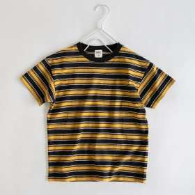 【WEB限定/DRC/綿100％】マルチボーダー半袖Tシャツ
