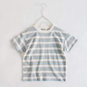【WEB限定/DRC/綿100％】マルチボーダー半袖Tシャツ
