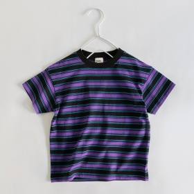 【WEB限定/DRC/綿100％】マルチボーダー半袖Tシャツ