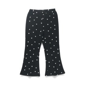 【WEB限定/DRC】リブフレアパンツ