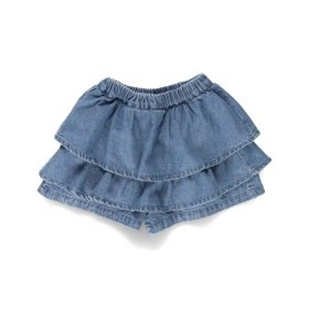 【WEB限定/DRC】デニムフリルスカパン
