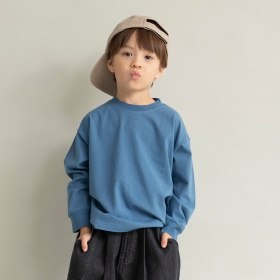 【WEB限定/DRC】オーバーサイズ無地長袖Tシャツ