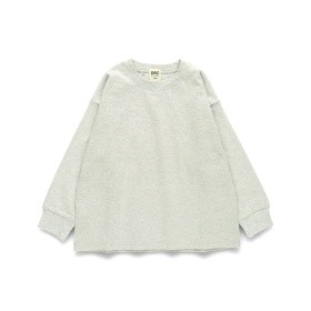【WEB限定/DRC】オーバーサイズ無地長袖Tシャツ