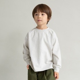 【WEB限定/DRC】オーバーサイズ無地長袖Tシャツ