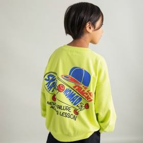 【WEB限定/DRC】アソートグラフィック裏毛BIGトレーナー