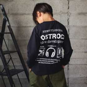 【WEB限定/DRC】アソートグラフィック裏毛BIGトレーナー