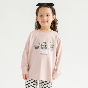 【WEB限定/DRC】ガールズアソートグラフィック長袖Tシャツ