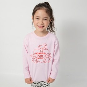 【WEB限定/DRC】ガールズアソートグラフィック長袖Tシャツ